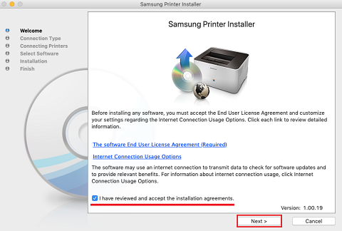 samsung wireless printer drivers for mac